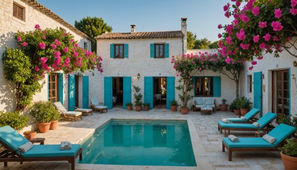 Chambres d'hôtes de charme et piscines chauffées idylliques