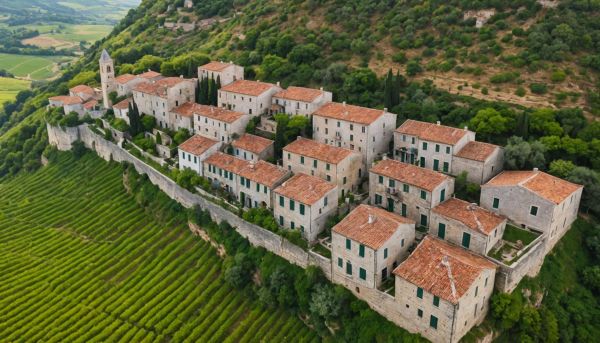 Decouvrir villages perches arriere pays