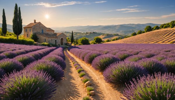 Itineraire pittoresque routes lavande provence