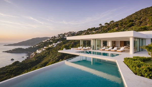 Location villa piscine privee luxe