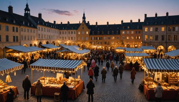 Marchés nocturnes artisanaux et animations estivales locales