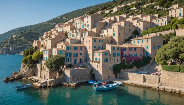 Villes charmantes littoral mediterraneen francais