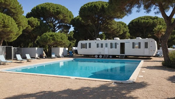 Camping toulon : mobil-home avec piscine pour un séjour parfait